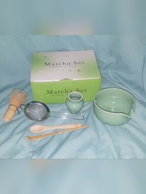 6 Piece Ranerane Matcha Whisk Set Never Used Condition  See Pics & Description